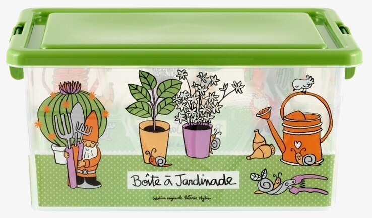 Förvaringslåda Trädgård från Derriére la porte, färgglad