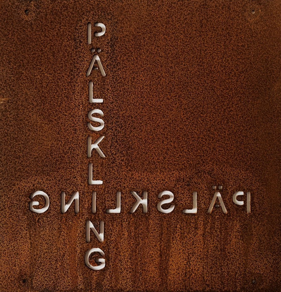 Skylt Pälskling (armeringsnät) från Lind Decoration