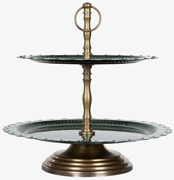 Bild av elegant och funktionellt våningsfat i emalj