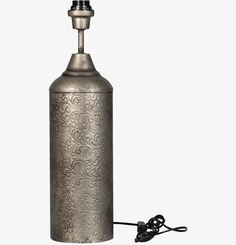 Bild av en unik lampfot med rustik och konstnärlig design