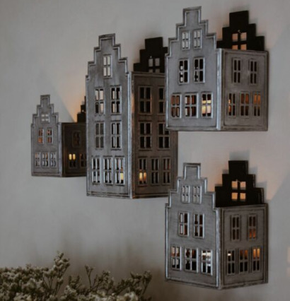 Majas Ljushus Lumiere Mellan från Majas Cottage i silverfinish