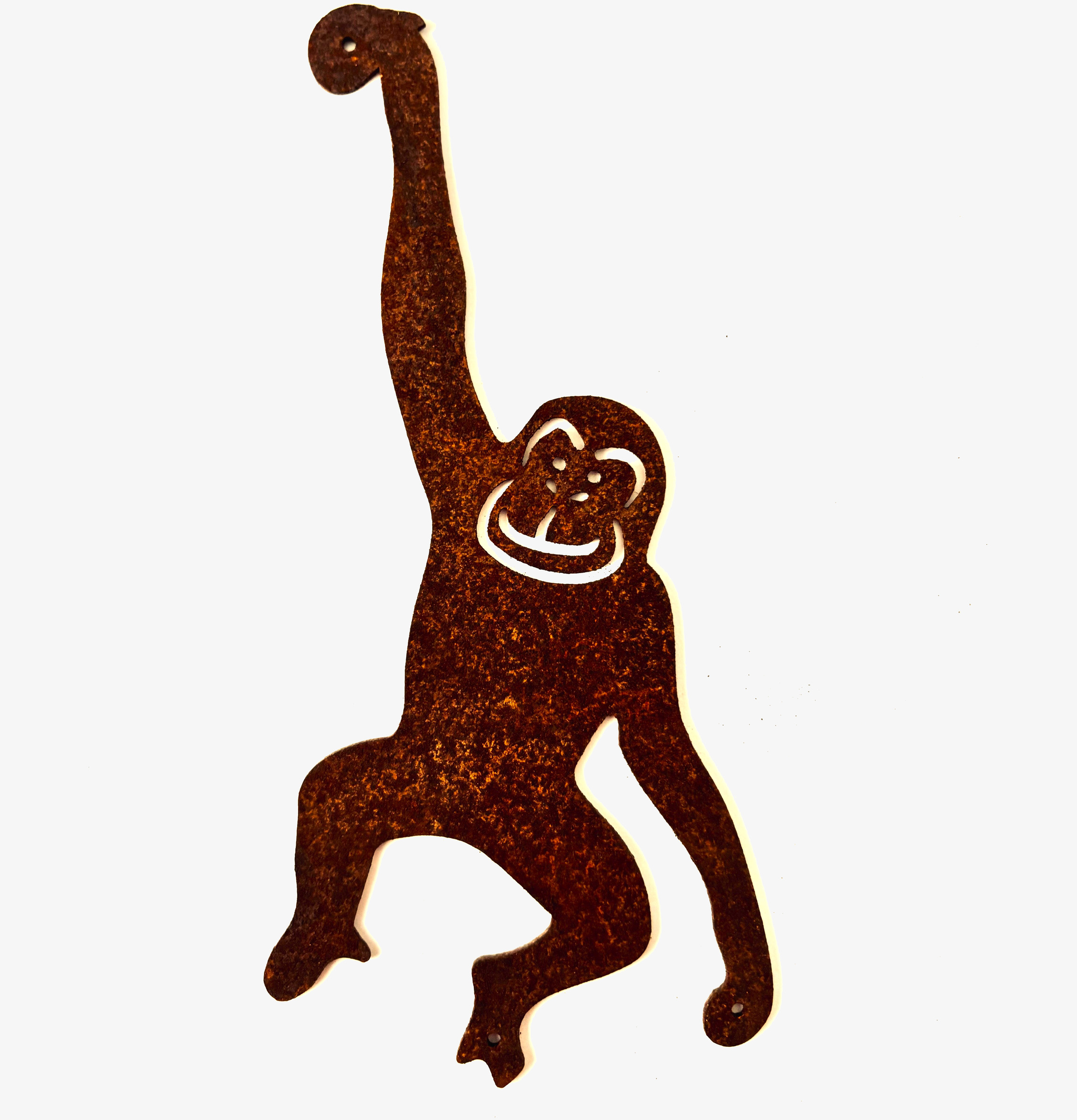 Figur Klättrande apa till armeringsnät med ståltråd från Lind Decoration