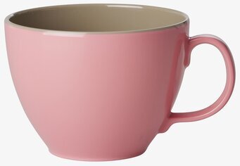 Bild av rosa jumbomugg med stilren och praktisk design