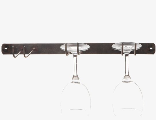 Glashållare Vägg Smide från Different Design med två glas