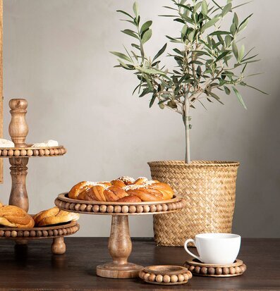 Bild av smakfullt arrangerad heminredningsscen