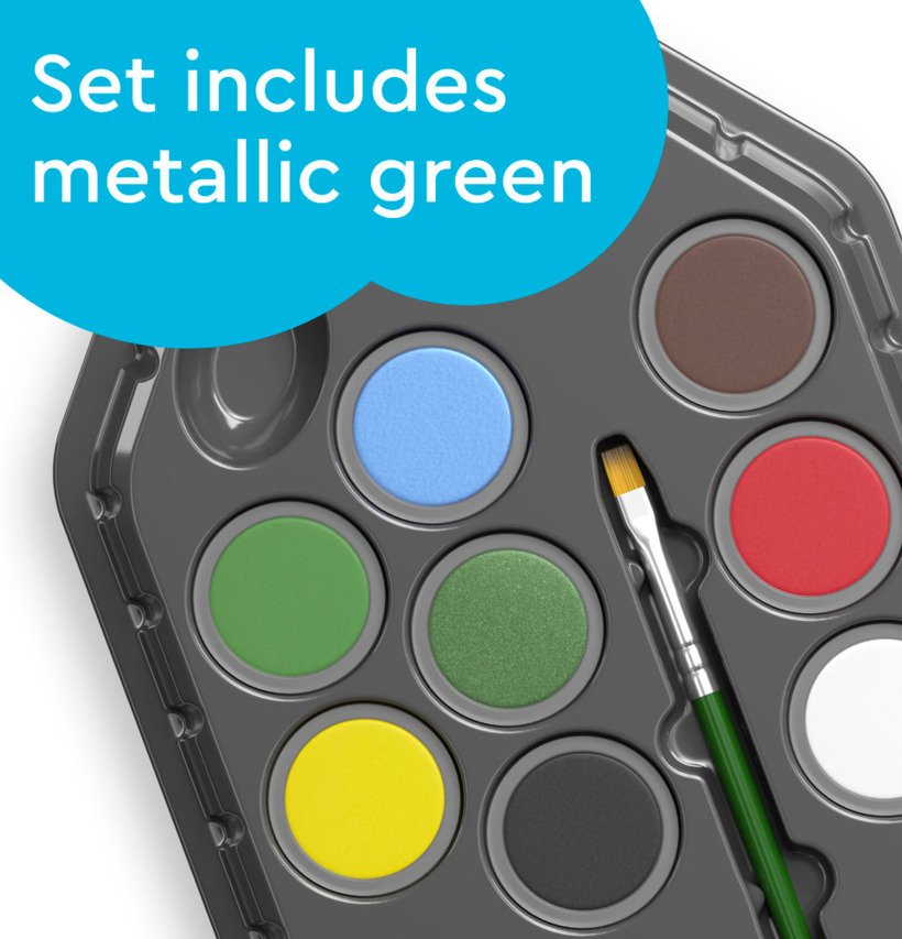 Ansiktsfärg Dinosaur & Dragon från Snazaroo med pensel