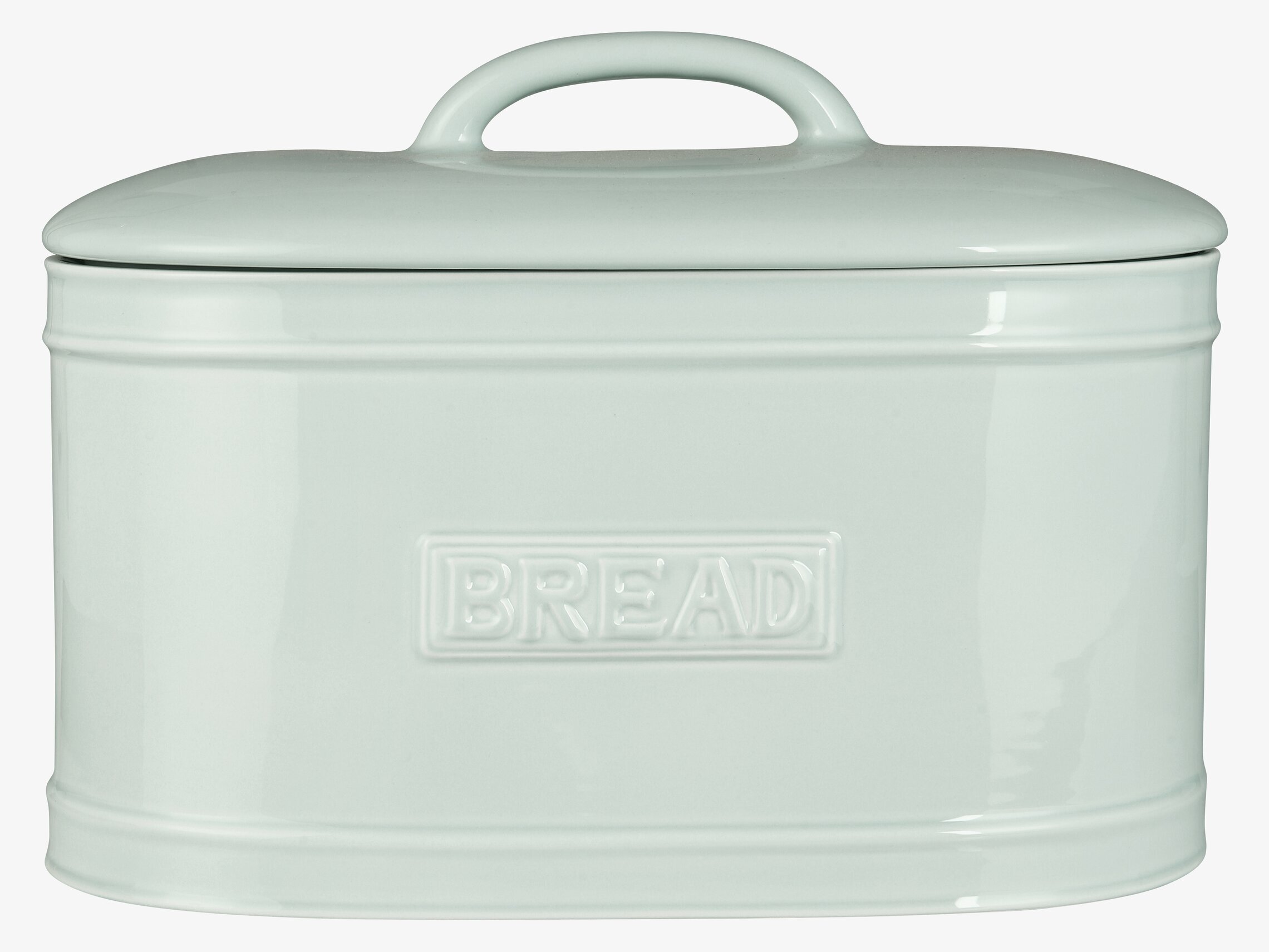 Brödbox Oval Ljusblå från IB Laursen på en stilren bakgrund