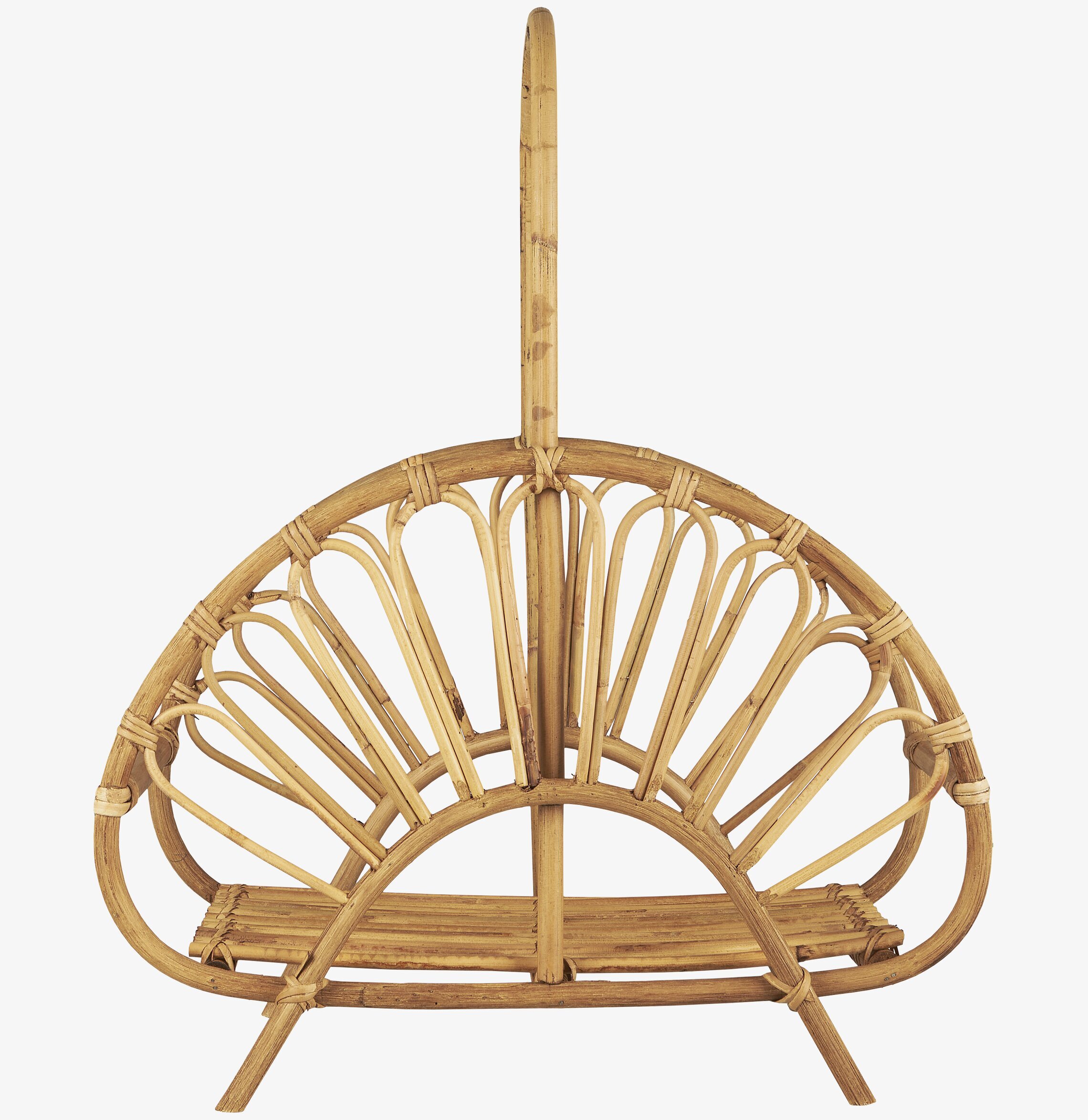 Tidningskorg Rotting från IB Laursen i naturlig rottingväv