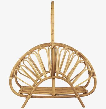 Bild av tidningskorg i rotting för stilfull förvaring