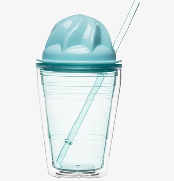 Bild av modern grön bägare för kalla och varma drycker