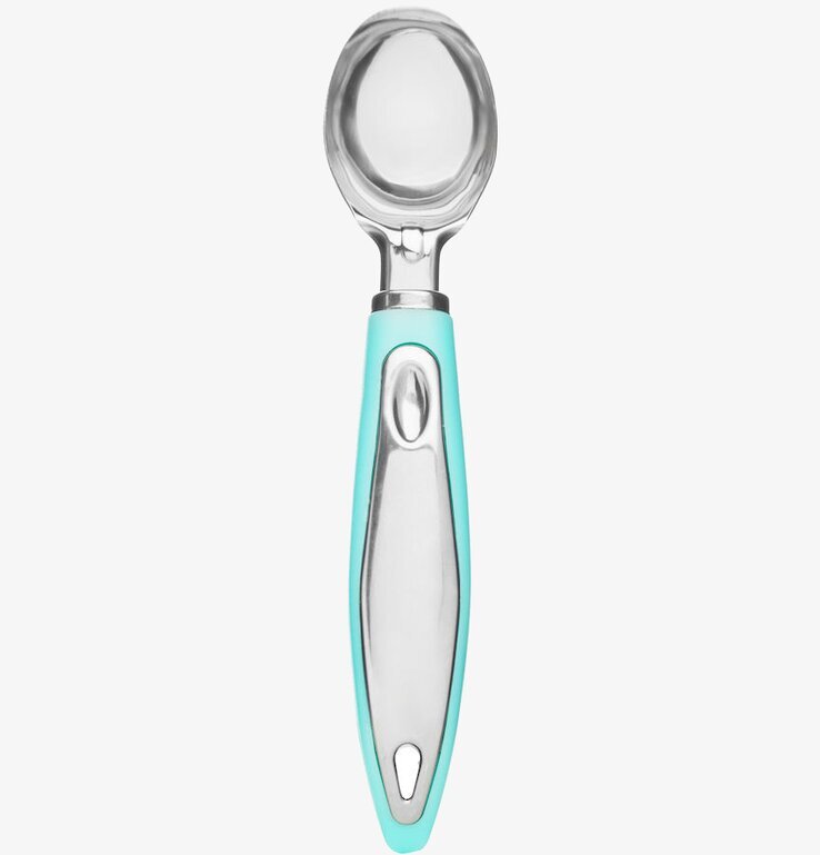 Sweet Glasskopa Grön från Sagaform med grönt silikonhandtag