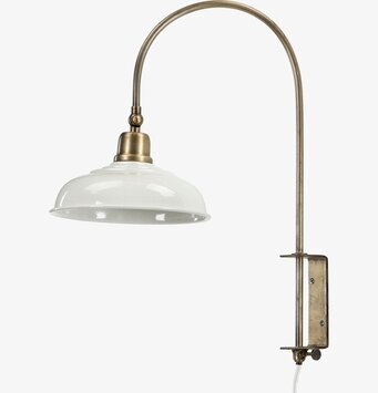 Bild av stilren och funktionell vägglampa i industridesign