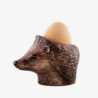 Bild av unik äggkopp formad som igelkott i keramik