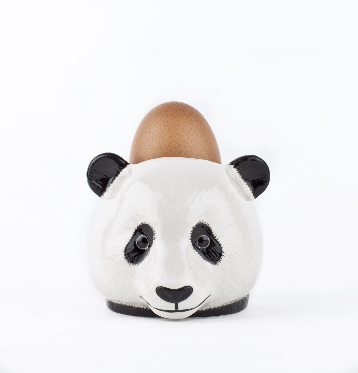 Äggkopp Panda från Quail Ceramics med detaljerad design