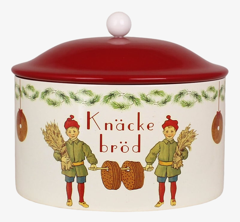 Plåtburk Aina Knäckebröd från Strömshaga med retrodesign