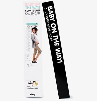 Bild av nedräkningskalender för blivande föräldrar