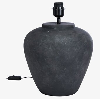 Foto av elegant och funktionell lampfot i antracit