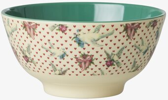 Bild på skål med livfullt mönster och unik design