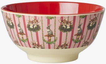 Bild av skål med naturinspirerat mönster och färger