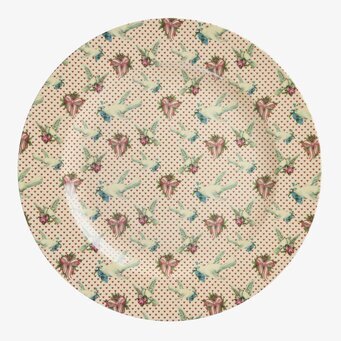 Bild av serveringsfat med harmoniskt Dove Print-mönster