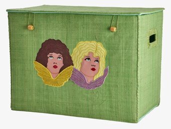 Bild av dekorativ och funktionell förvaringskorg