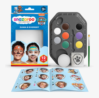 Bild av ansiktsfärger inspirerade av Paw Patrol