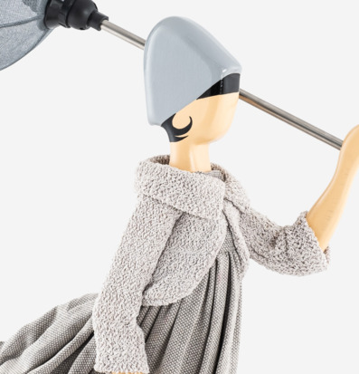 Bild av konstnärlig bordslampa med stilren design