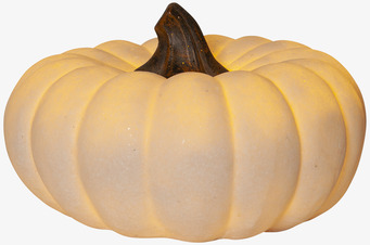 Bild av dekorativ pumpa med varm belysning