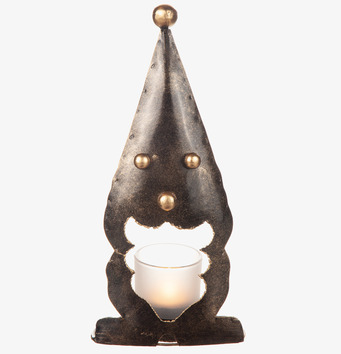 Bild av en unik och kreativ ljuslykta i metall