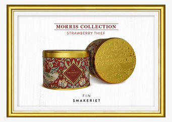 Foto av konstnärligt designad pepparkaksförpackning