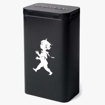 Bild av elegant och funktionell plåtburk för kaffe