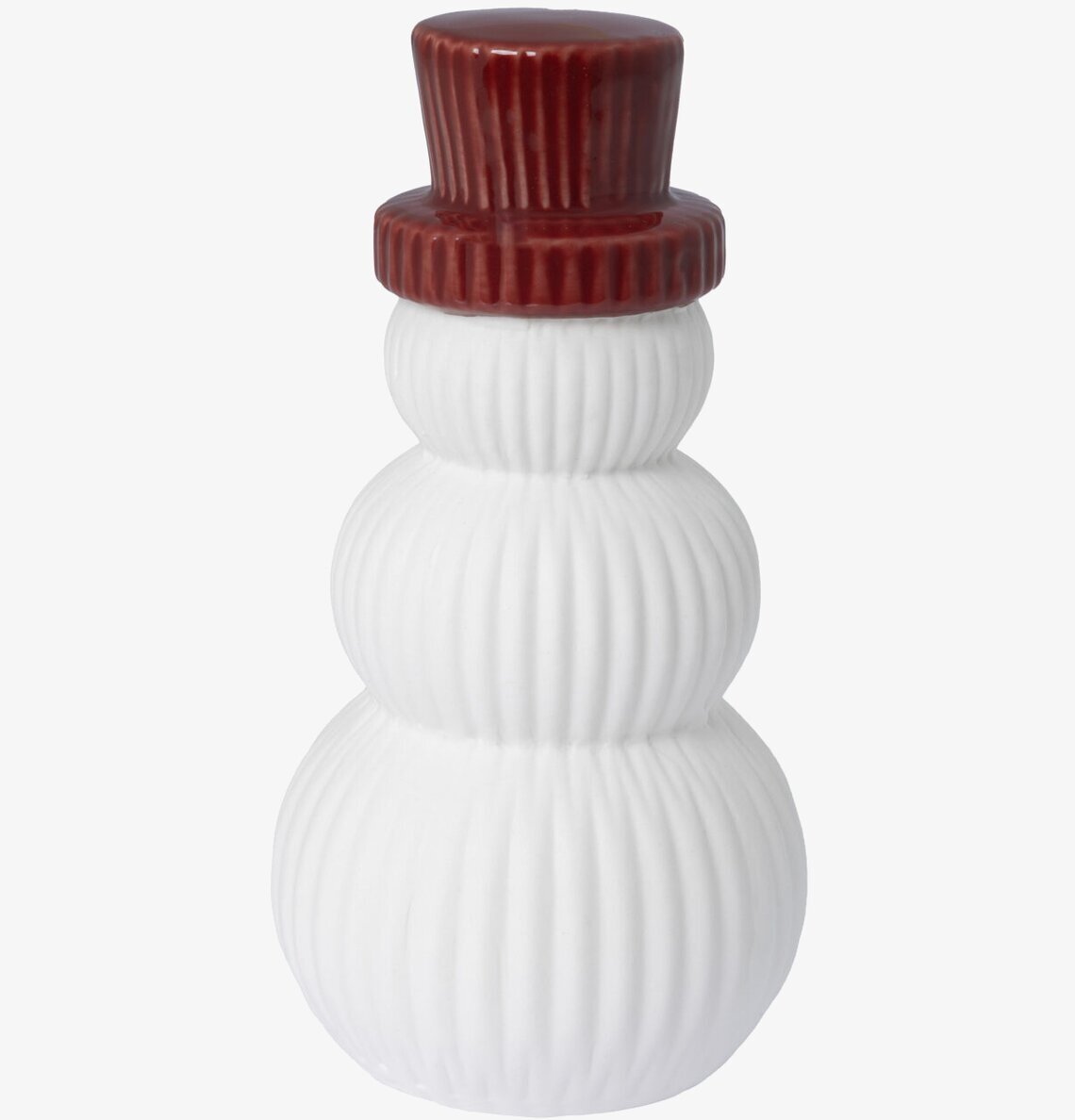 Snögubbe Frank Liten från Storefactory med röd hatt