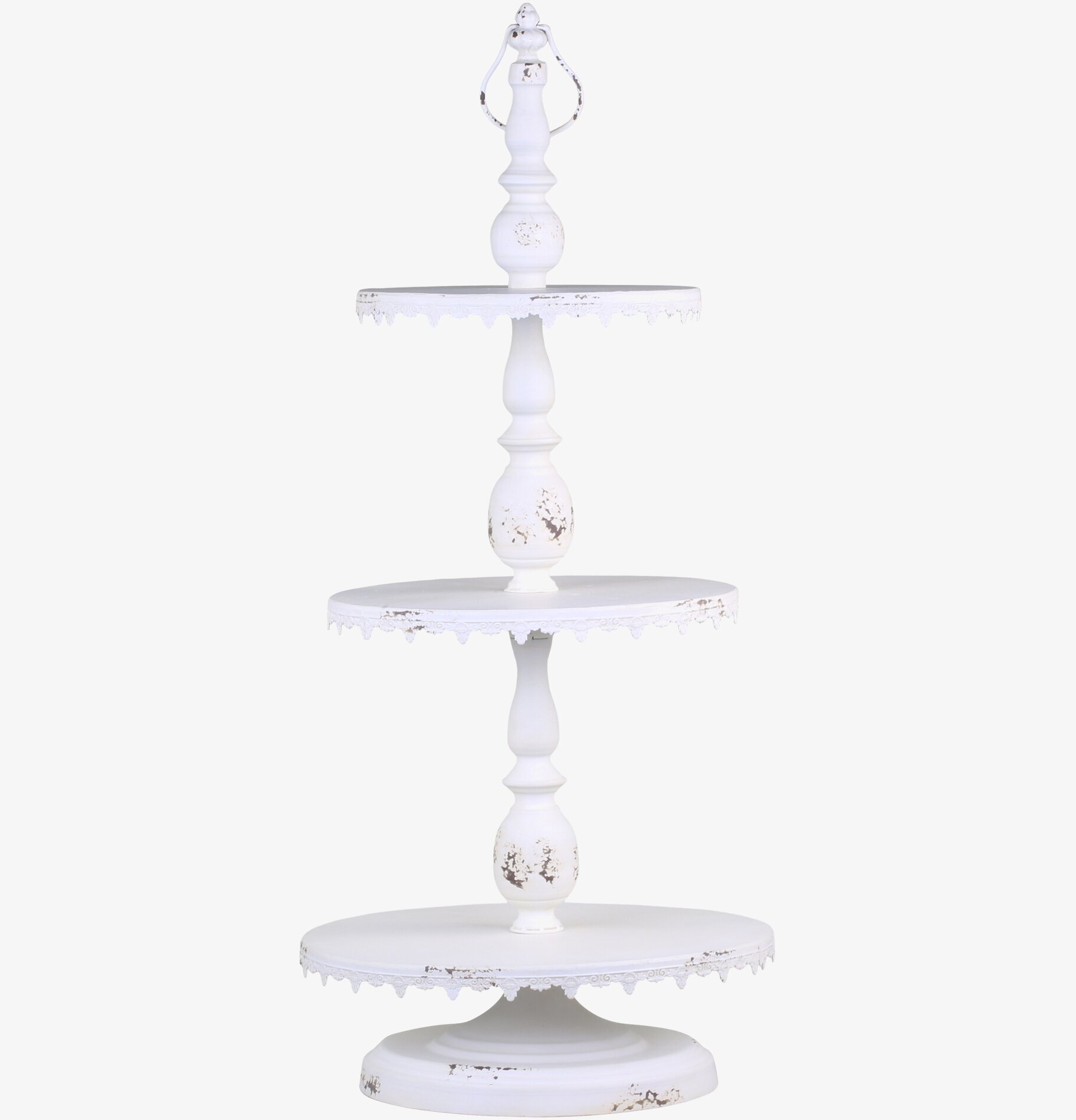 Etagere Antikcreme från Chic Antique med tre nivåer