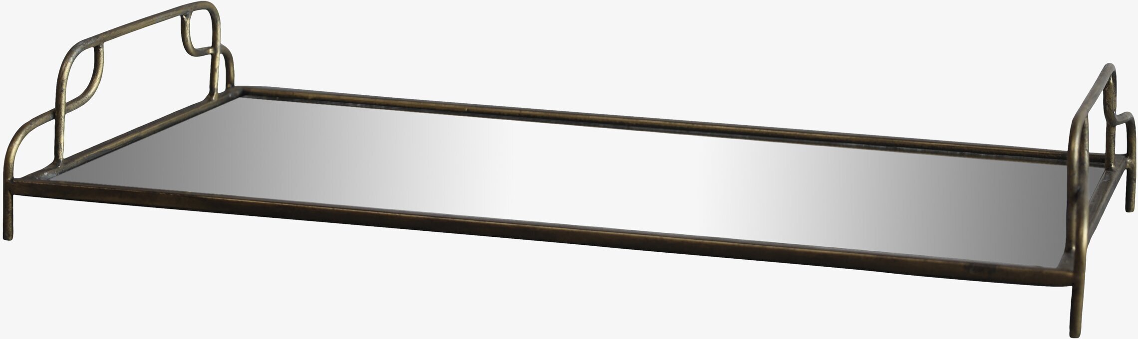 Spegelfat Antik Mässing 47.5 cm från Chic Antique