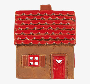 Bild av rustik ljuslykta som skapar mysig atmosfär