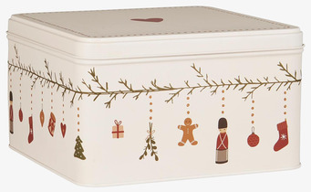 Bild av charmig plåtburk med nostalgisk design