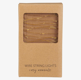 Foto av utomhus ljusslinga i naturlig förpackning