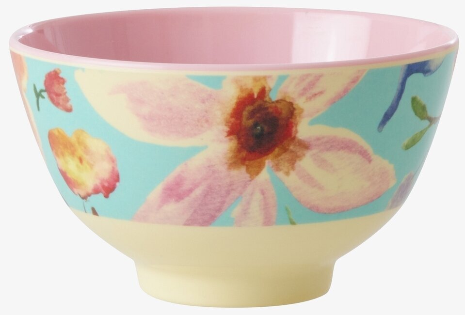 Liten Skål Selma Flower Print från Rice med blommigt mönster