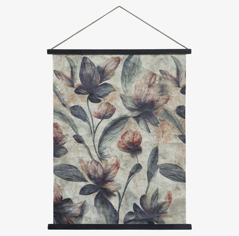 Bild av blommor på canvastavla för elegant inredning