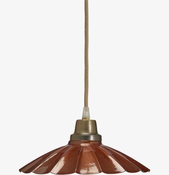 Foto av fönsterlampa i terracotta med unik design