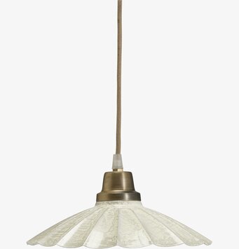 Foto av stilfull fönsterlampa i offwhite design
