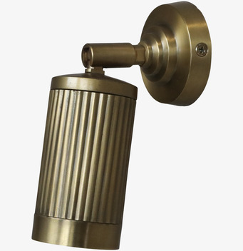 Bild av elegant vägglampa i antik mässing