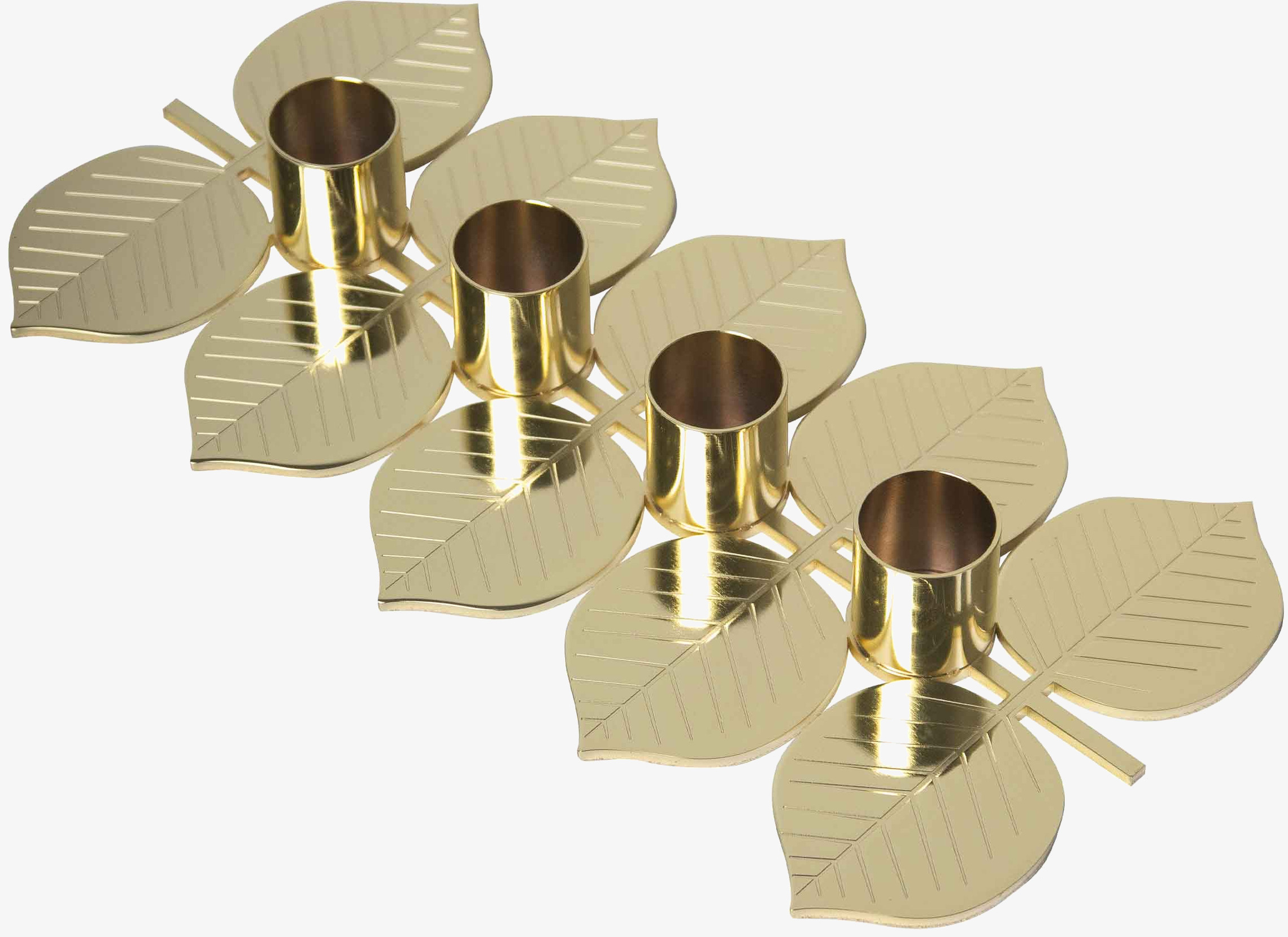 Ljusstake Advent Stig L Berså från Pluto Produkter i guld