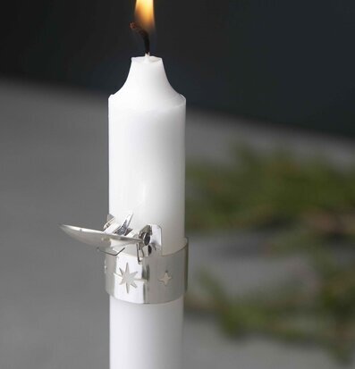 Bild av stilren ljussläckare med stjärnmönster