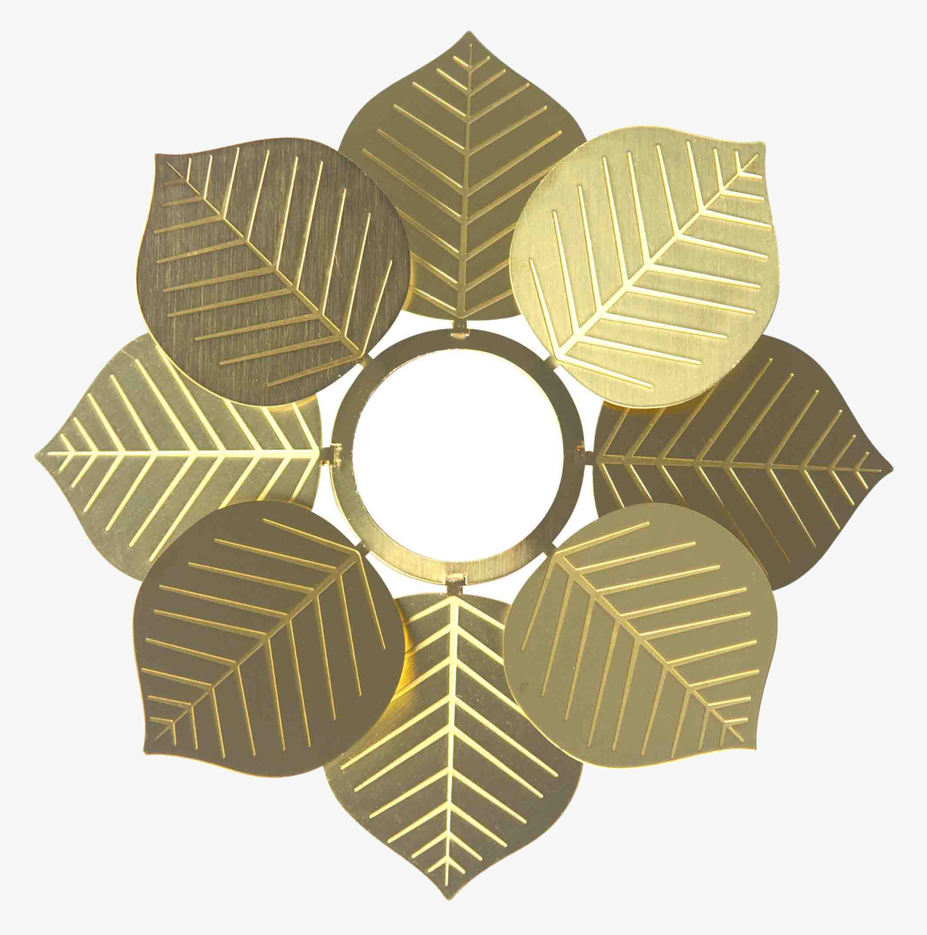 Ljusmanchett Stig L. Berså från Pluto Produkter i mässing