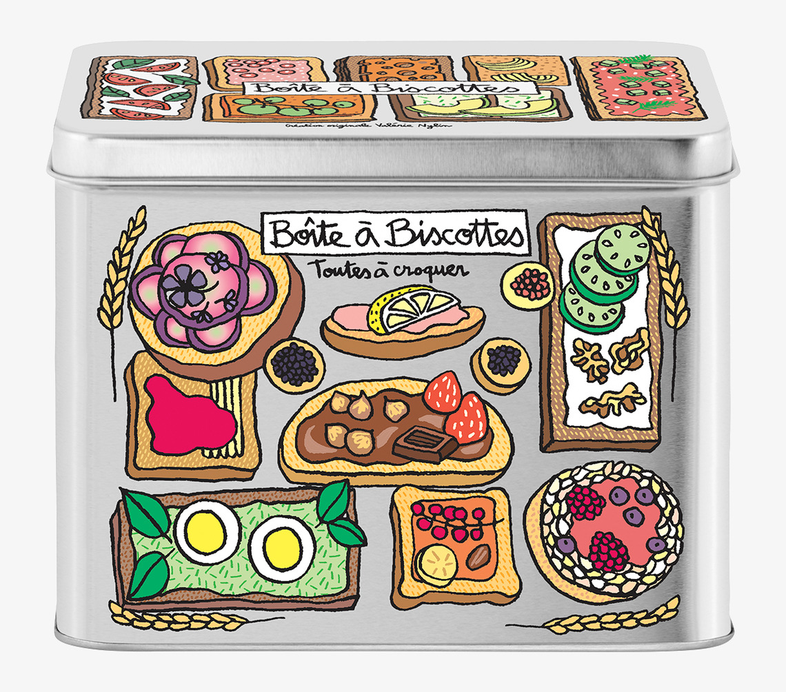 Plåtburk Kex & Knäcke från Derriére la porte i kök