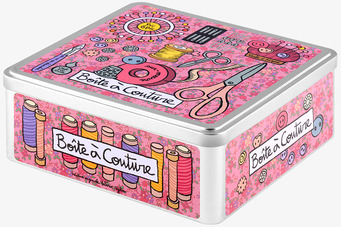 Bild av färgglad sybehörsburk med kreativ design