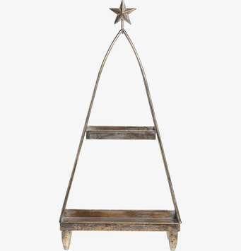 Bild av elegant etagere med antik mässingsfinish