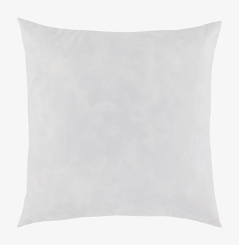 Bild av mjuk och formstabil innerkudde i vit nyans