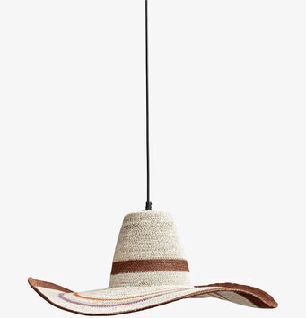 Bild av unik taklampa med modern och naturlig stil